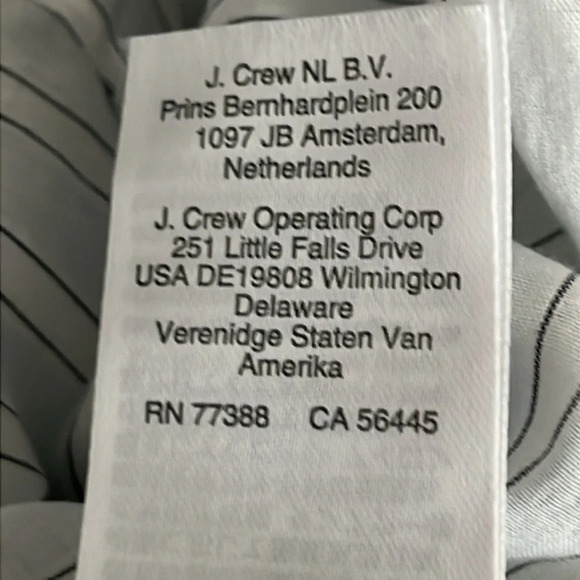 J. Crew Tie Waist Cotton Voile Midi Dress in Sheer Blue Deck Stripe - Size 12 - Picture 11 of 14